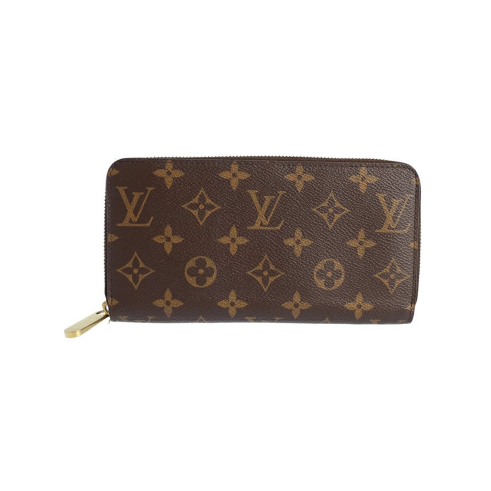 Louis Vuitton Monogram Zippy Wallet Round Zipper Long